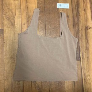 NWT: Brown Abercrombie Cropped Tank